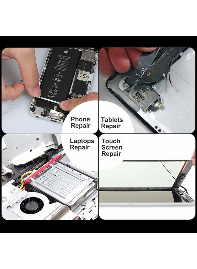 Kaisiking 2mm LCD Repair Tape for Phone Screen, Adhesive Tape with 1 Tweezers for Cell Phone, iPad, Tablets, Laptops, Camera - Image 5