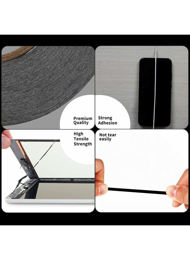 Kaisiking 2mm LCD Repair Tape for Phone Screen, Adhesive Tape with 1 Tweezers for Cell Phone, iPad, Tablets, Laptops, Camera - Image 4