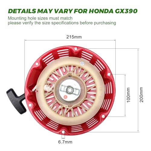 Dalom GX340 GX390 Recoil Starter Pull Start Assembly for Honda GX 340 GX 390 11hp 13hp Generator Engine Parts Replaces 28400-ZE3-W01ZA - Image 2