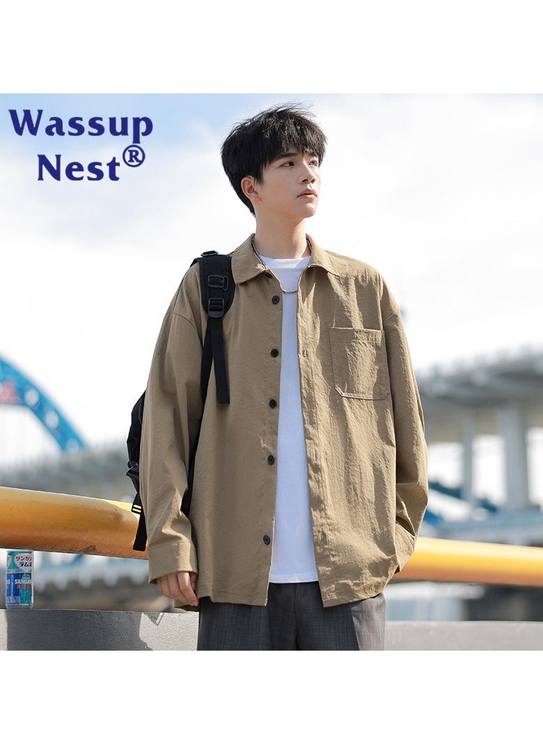WASSUP NEST - New WASSUP NEST Pure Cotton Casual Loose  Jacket - Image 1