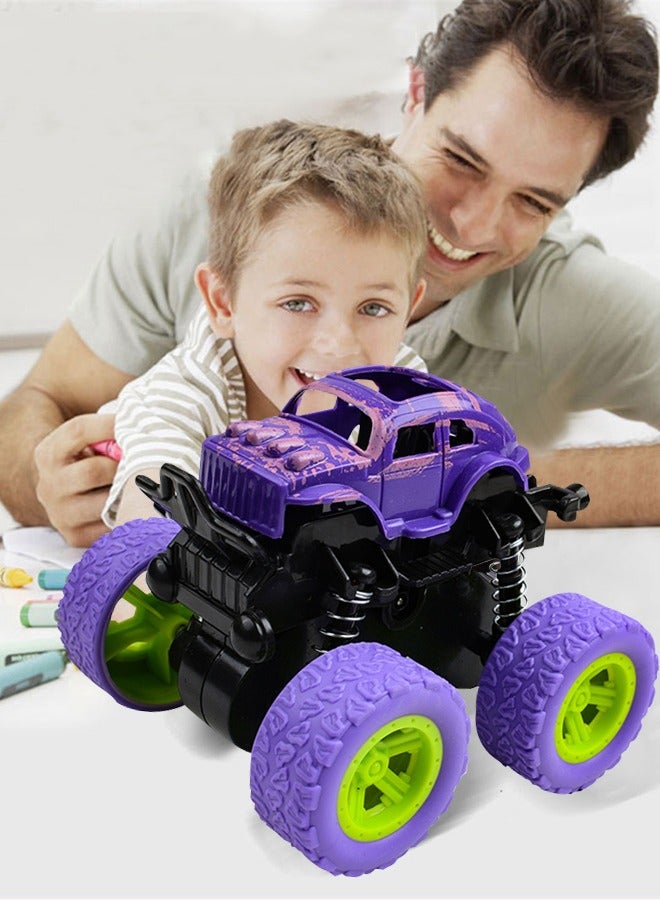 1/36 Scale Inertial four-wheel drive off-road vehicle Toy Car  With 360 Degree Standing and Flat Rotation Flip，4 Side Drive Anti-Slip Vacuum Tires for Shock Proof  No battery required ，Children's gifts Birthday gift - Image 4