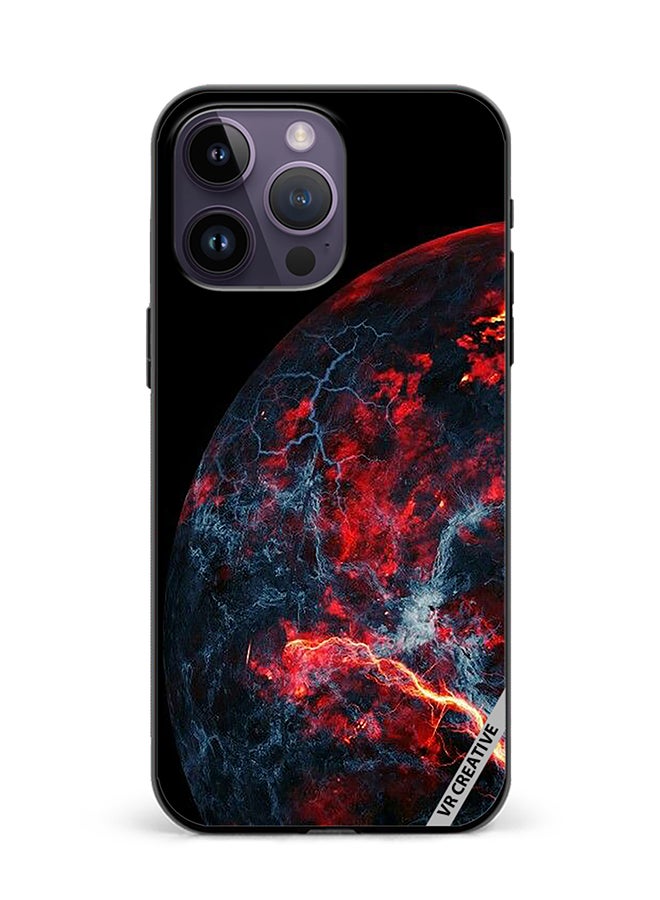 VR CREATIVE Protective Case Cover For Apple iPhone 16 Pro Max Planet Design Multicolour