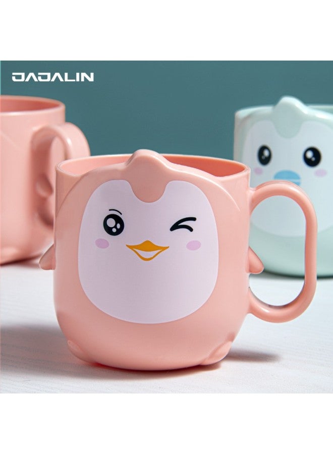 JAJALIN Jajalin Children's Toothbrush Cup, Thickened Shatterproof, Cartoon Cute Toothbrush Holder, Baby Washing Cup, Creative Toothbrush Cup, 2-pack - Image 4