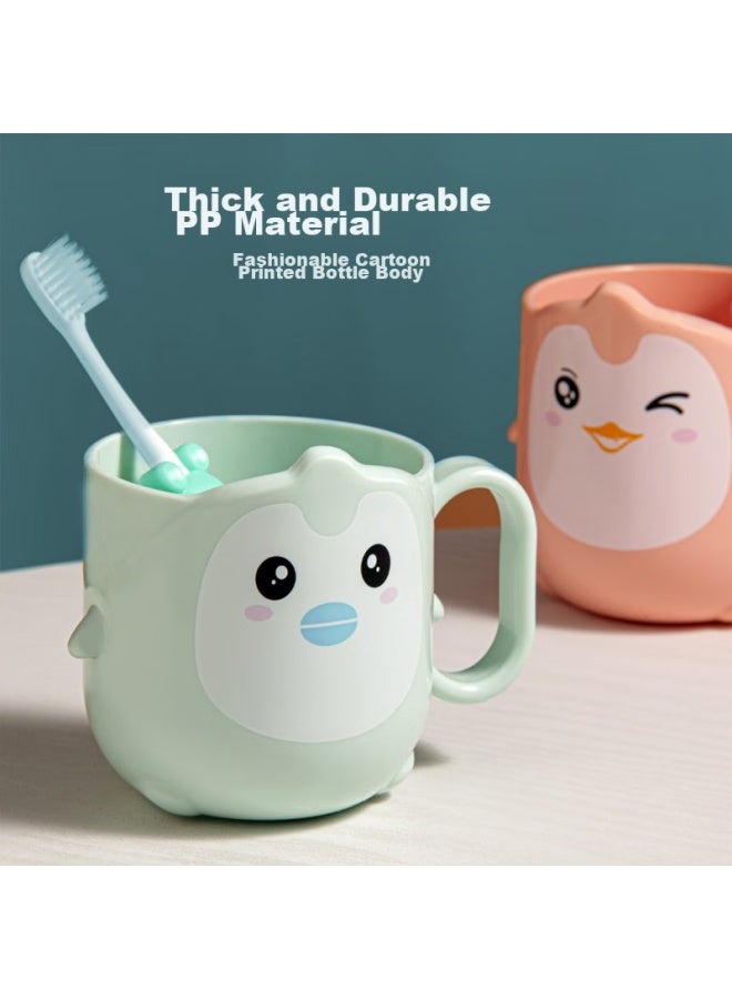 JAJALIN Jajalin Children's Toothbrush Cup, Thickened Shatterproof, Cartoon Cute Toothbrush Holder, Baby Washing Cup, Creative Toothbrush Cup, 2-pack - Image 5