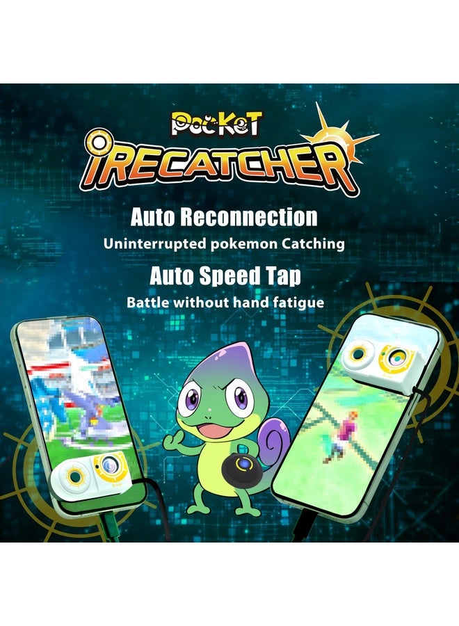 Brook Pocket iRecatcher, On Your Auto Catch Journey, Pocket iRecatcher is Your Ultimate Companion, Auto Tap and Auto Catch Pocket Monster, Auto Catcher Accessory, Medium, White - Image 4