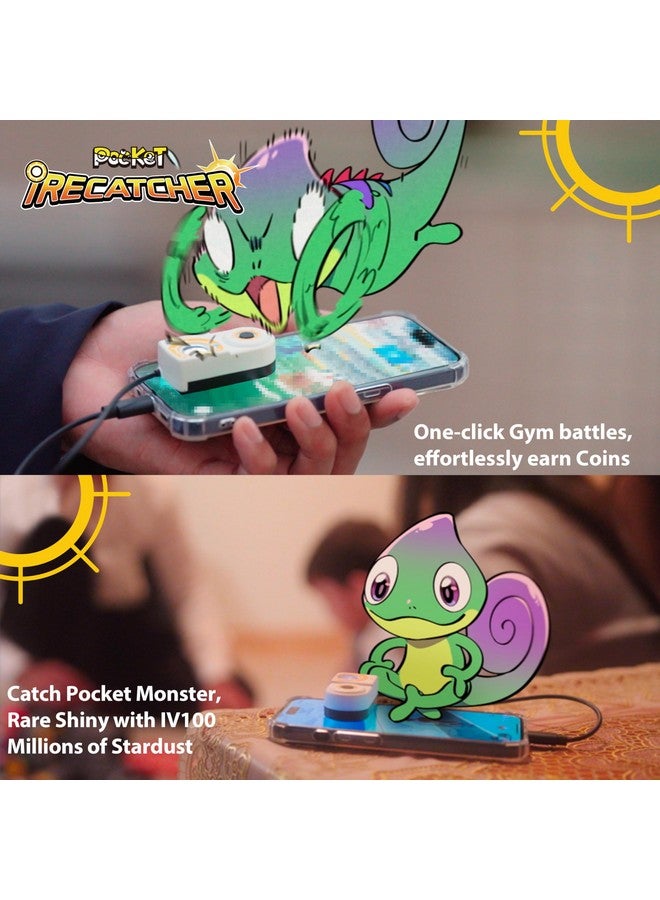 Brook Pocket iRecatcher, On Your Auto Catch Journey, Pocket iRecatcher is Your Ultimate Companion, Auto Tap and Auto Catch Pocket Monster, Auto Catcher Accessory, Medium, White - Image 3