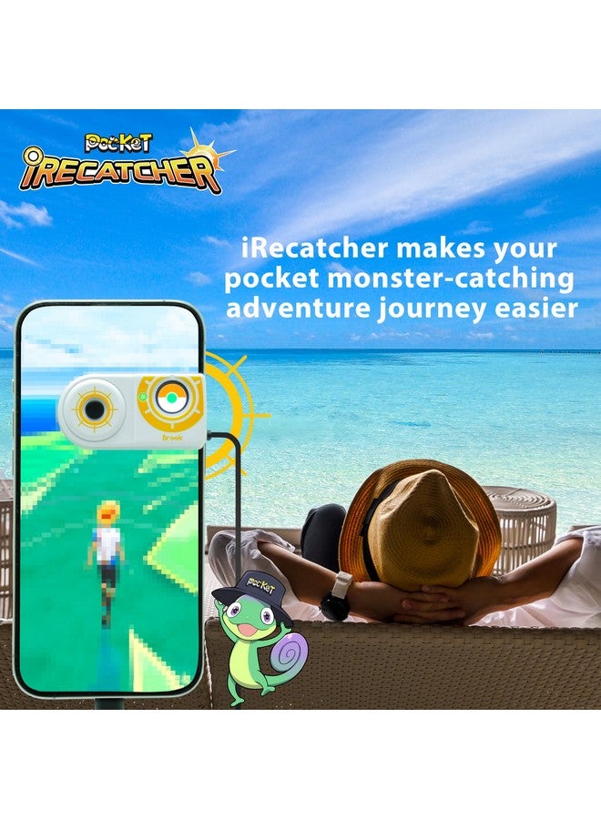 Brook Pocket iRecatcher, On Your Auto Catch Journey, Pocket iRecatcher is Your Ultimate Companion, Auto Tap and Auto Catch Pocket Monster, Auto Catcher Accessory, Medium, White - Image 5