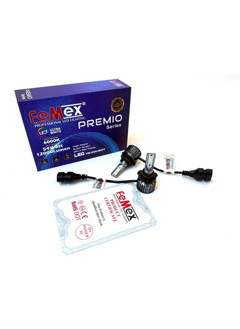 Femex Toyota Auris (2006-2011) LED Xenon High Beam Bulb Premio Hb3  - Image 1