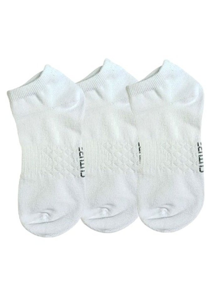Future future socks socket white pack of 3 size 31-35 cotton  - Image 1