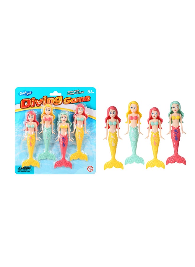 MONDO Diving Mermaid Toys 4 Pieces - Image 1