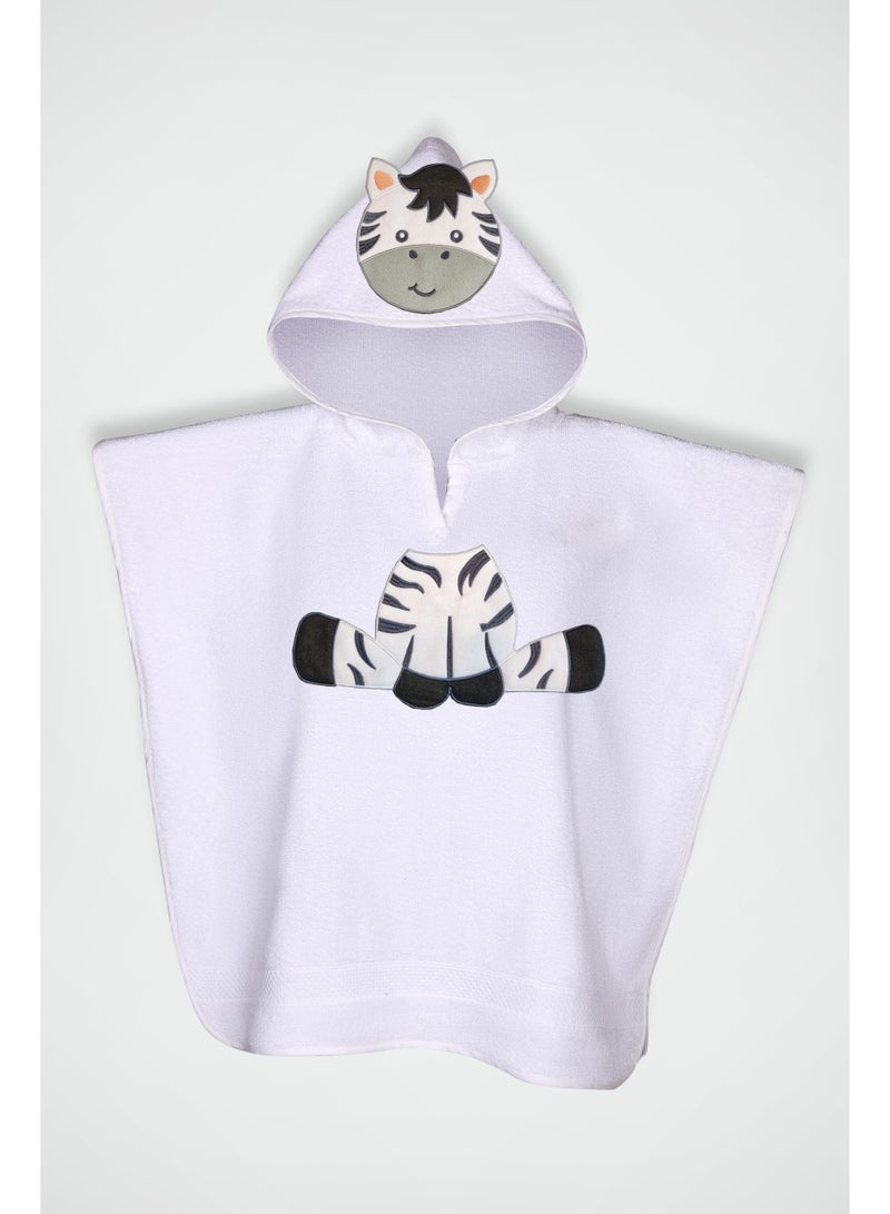 Creative Costumez Zebra Hooded Towel (1-3 years) - Image 1