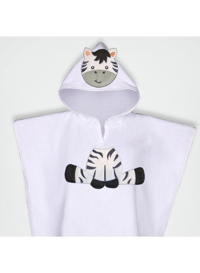 Creative Costumez Zebra Hooded Towel (1-3 years) - Image 2