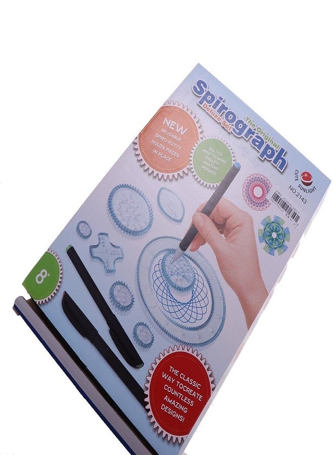 ATORSE® 28 Piece Creative Spirograph Magic Suit, Kids Geometric Ruler Art Drawing Toys, Birthday Gift - Image 5