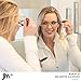 JM 2 Pairs Makeup Reading Glasses Magnifying Flip Down Cosmetic Readers for Women with Spring Hinge 30 - Image 4