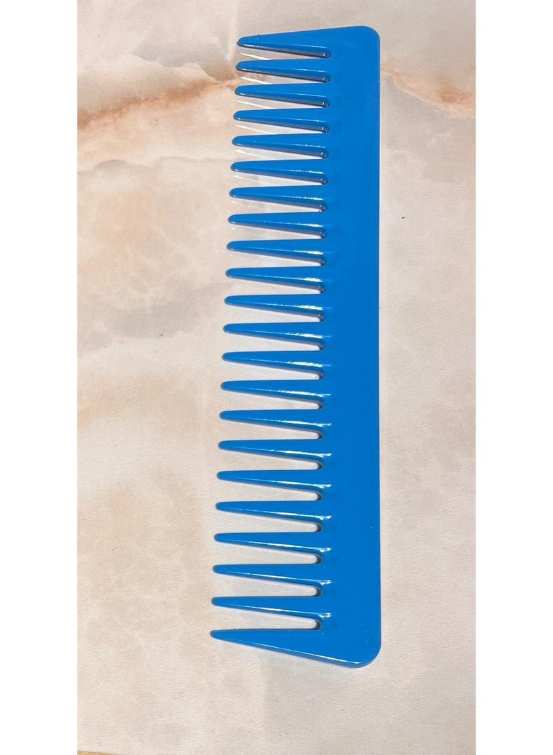 Janeke 7.5 inch Supercomb Styling Comb Blue - Image 3