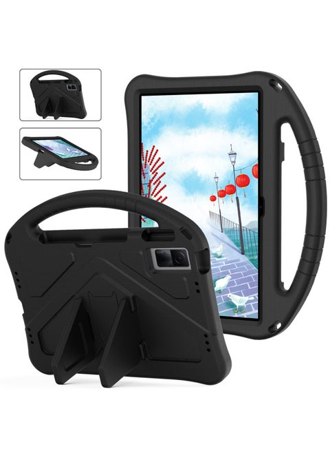 For Huawei Matepad SE 11 Protective Case Pro12.6 Children's Drop-resistant Case Glory X8A Bracket Case-Color:Black-Applicable Model:Honor Honor Honor V6/ Tab Lte V7 (2024)