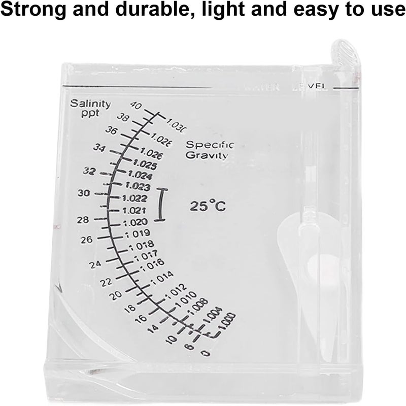 Salinity Tester, Automatic Accurate Salinity Meter with 0 to 40 Percentage Salinity Range Lightweight Sturdy Sea Hydrometer for Fish , Aquarium, Pond, Water, Saltwater, Freshwater - Image 4