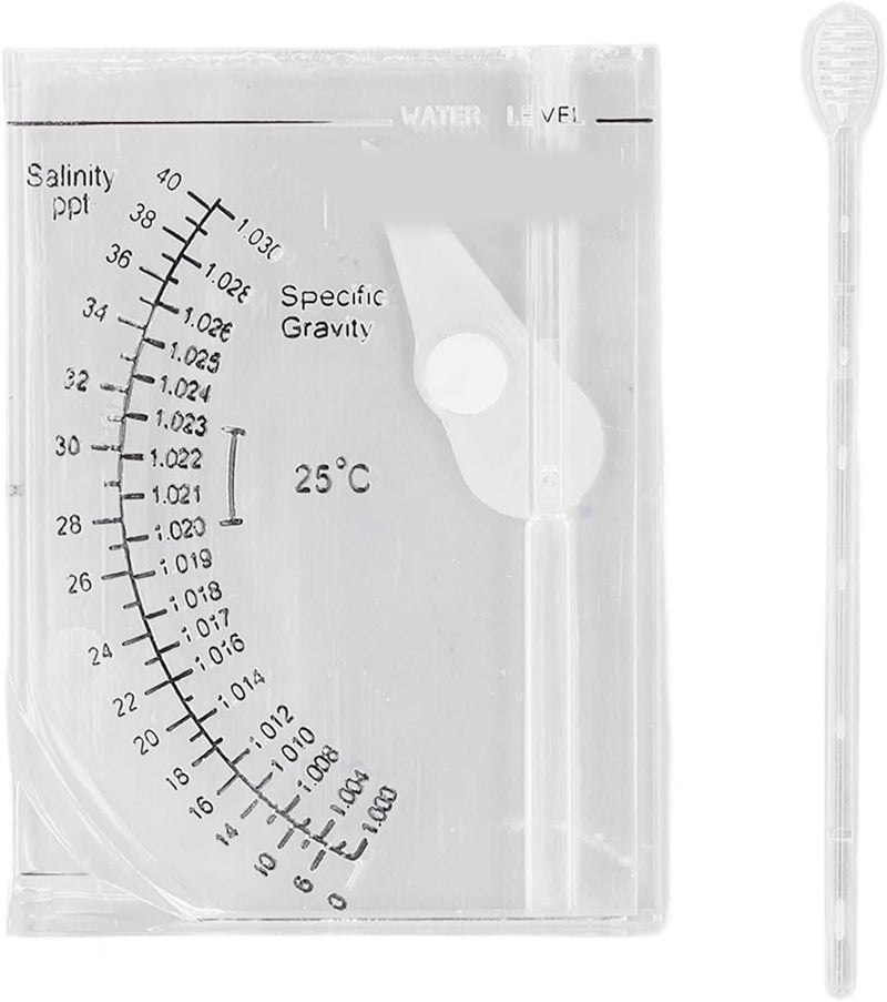 Salinity Tester, Automatic Accurate Salinity Meter with 0 to 40 Percentage Salinity Range Lightweight Sturdy Sea Hydrometer for Fish , Aquarium, Pond, Water, Saltwater, Freshwater - Image 1
