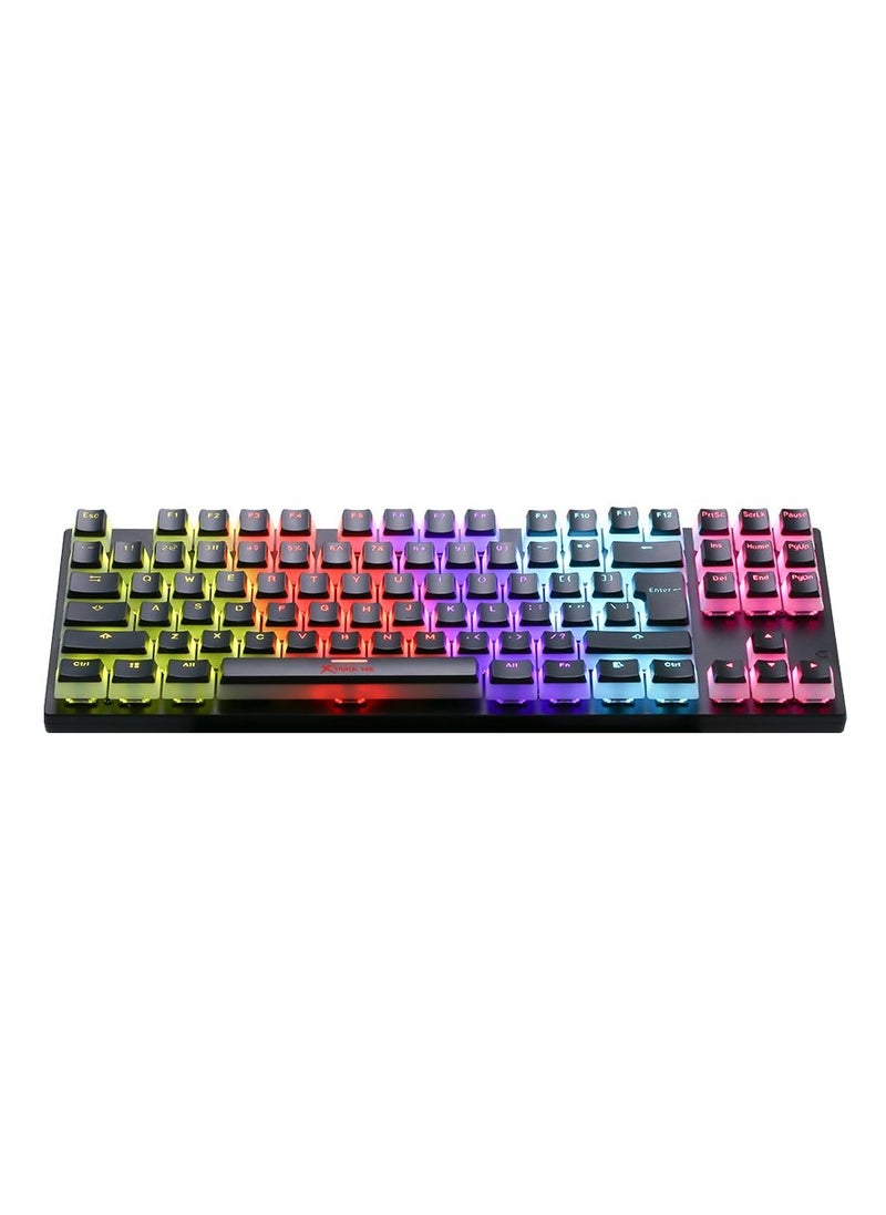 Gaming Keyboard GK-986P Gaming Mechanical Keyboard Rainbow Backlight Wired Keyboard 87 Keys