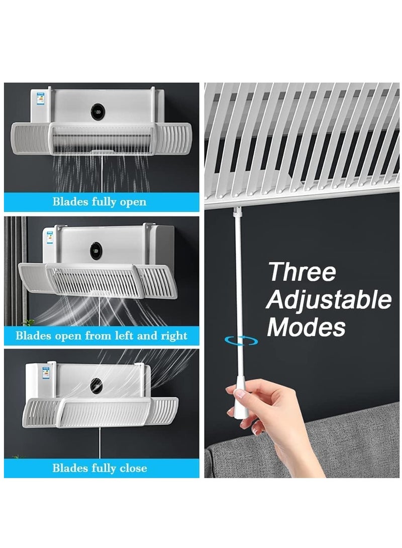 Adjustable  Air Conditioner Deflector – Telescopic Wind Shield for Optimized Airflow Control, Home Cooling Air Baffle for AC Vents - Image 3