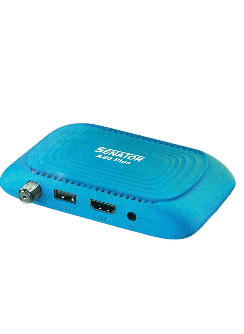 سيناتور - Senator A20 Plus Digital Satellite Receiver Mini FHD - Blue - Image 1