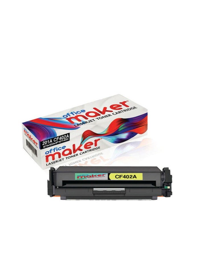 أوفيس ميكر خرطوشة حبر لطابعة HP Laserjet Pro M252 MFP M277 M274 باللون الأصفر  - Image 1