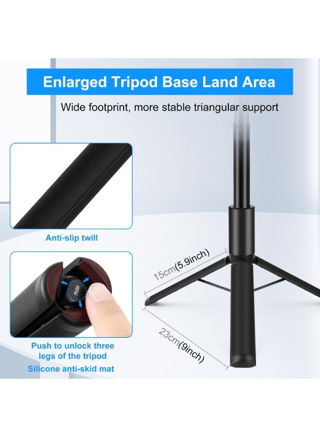 Daxiongmao Insta360X3/X4/X5 Invisible Selfie Stick Panoramic Sports Camera Universal Aluminum Alloy Extension Pole Tripod Cycling Pole (122cm) - Image 4