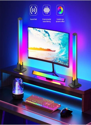 RGB Light Bar Ambient Lighting Flow Gaming Lights Bar RGB Led Lights For TV Backlight Mood Lighting With 18 Music Modes Smart Light Bar Bluetooth APP Controlled Led Light Bar For Room PC - pzsku/Z5DDA2C2F36E625CCC65EZ/45/_/1669044888/59847607-b9fc-450d-9a14-767645a7c9bc