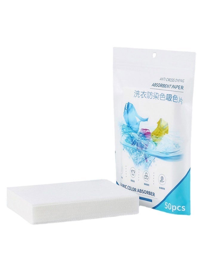 BOFAN Clothing Dyeing Adsorption Sheet - Environmentally friendly innovation, anti-staining, suitable for a variety of washing machines, keep clothes bright and long-lasting, energy-saving, time-saving and convenient, prevent color mixing, fragrance-free - 300sheets/6pack - Image 2