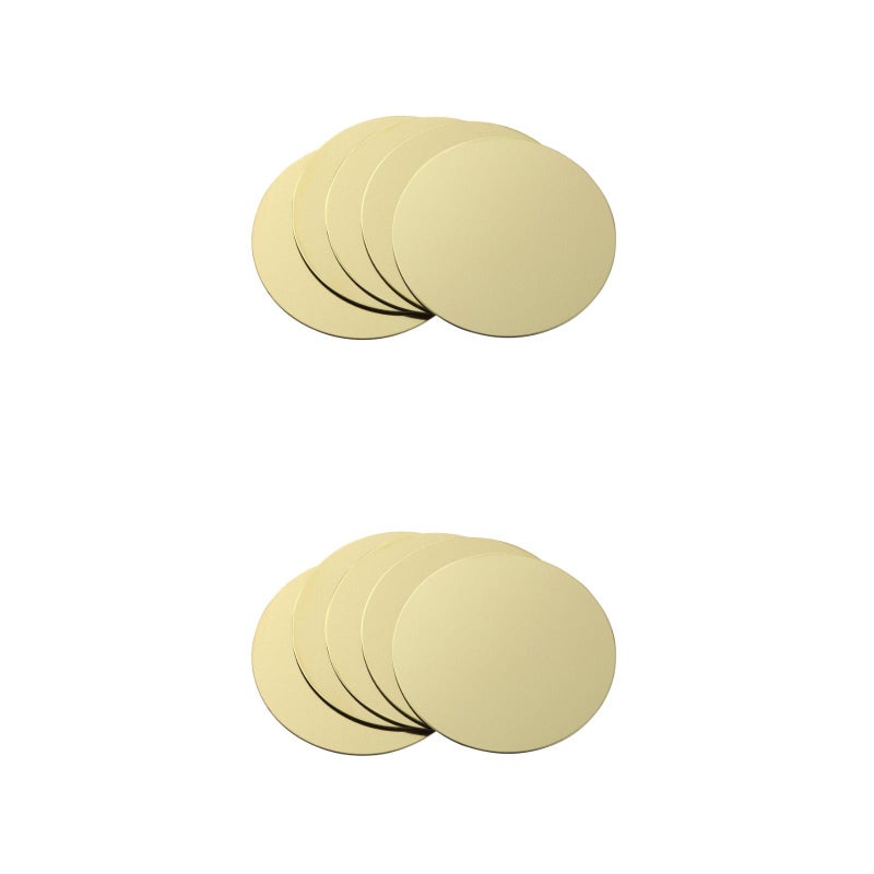 20 Pcs Adhesive Metal Plate Mounting Kits Stickers Magnetic Patch Magnetic Car Vehicle Mount Holder (Golden/Dia:4cm) - Image 4