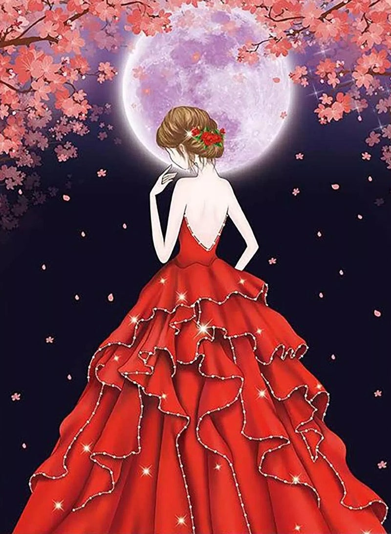 Girl Pattern Diamond Painting Without Frame - Image 1