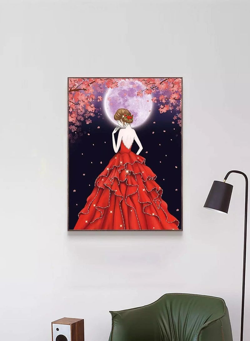 Girl Pattern Diamond Painting Without Frame - Image 3