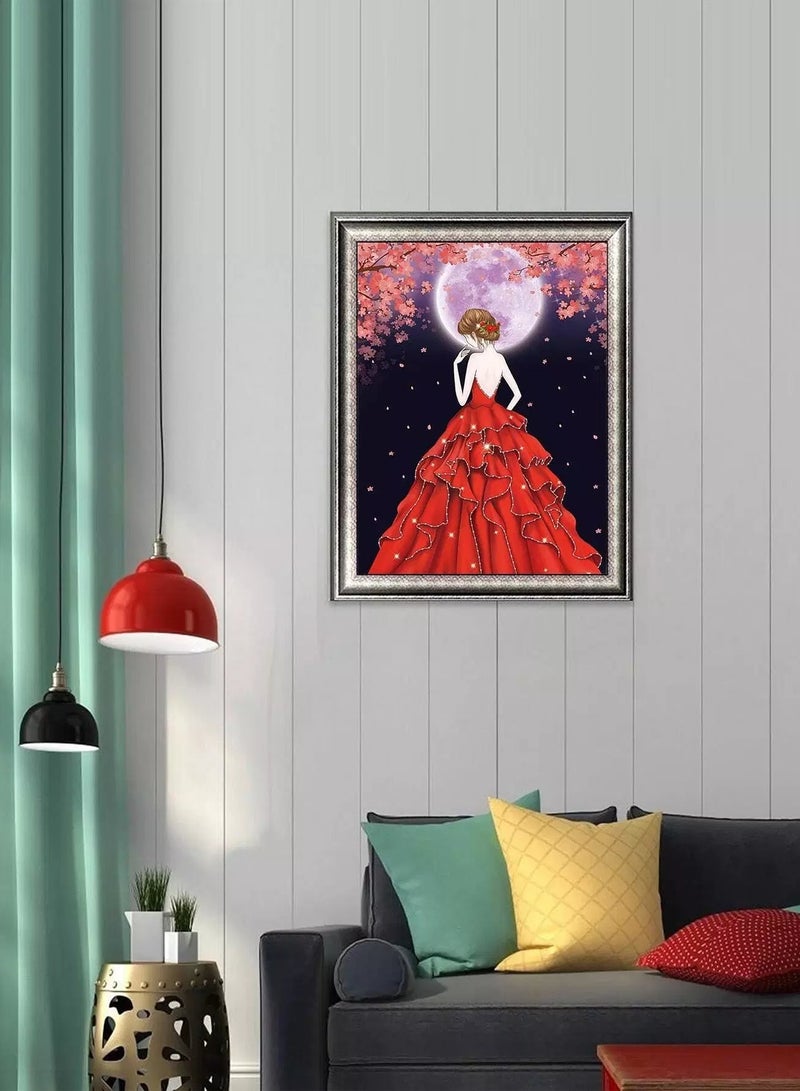 Girl Pattern Diamond Painting Without Frame - Image 5