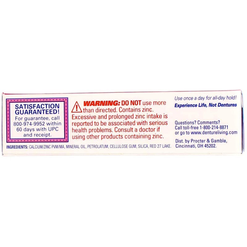 Fixodent Denture Adhesive Cream Original 1.4 Ounce (41ml) (6 Pack) - Image 4
