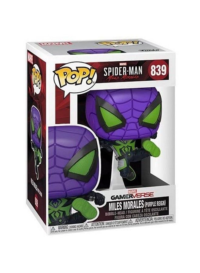 Funko Pop! Games: Marvel’S Spider Man: Miles Morales Miles Purple Rain Suit  - Image 3