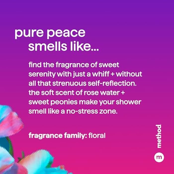 Method Volumizing Shampoo, Pure Peace with Rose, Peony, and Pink Sea Salt Scent Notes, Paraben and Sulfate Free, 14 oz (Pack of 1) - Image 3