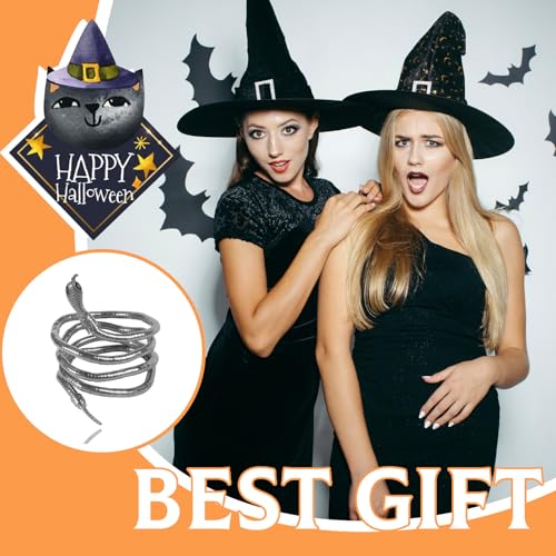 YANCHUN Bendable Snake Necklace Bracelet for Women Gold Layerded Choker Necklace Gothic Jewelry Trendy Halloween Costume Accessories Women - Image 5