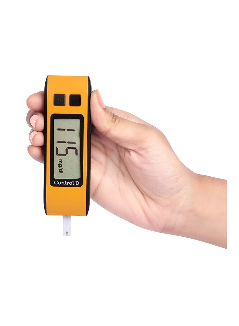 Control D Orange 10 Strips & Glucometer - Image 5