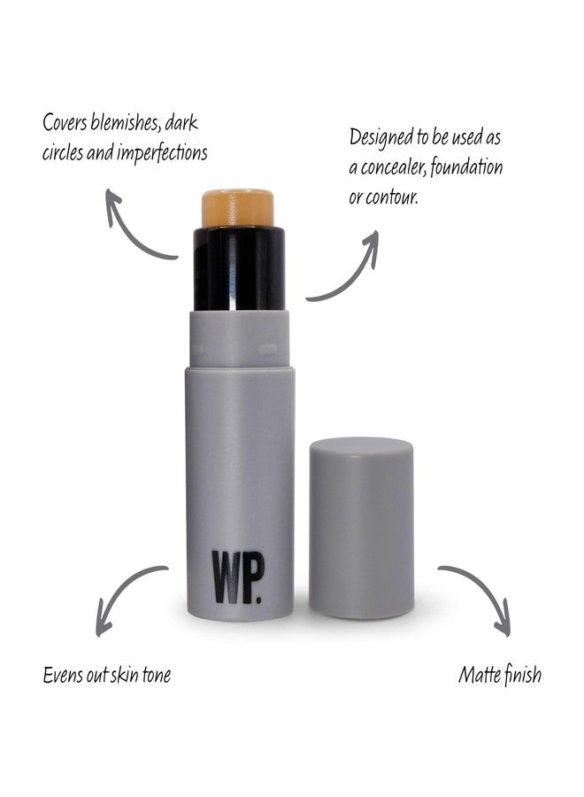 War Paint for Men Multi-Use Complexion Concealer and Foundation Stick, Evens Skin Tone and Covers Blemishes and Dark Circles, Quick Application S5 Medium Tan 0.26 fl Oz - Image 2