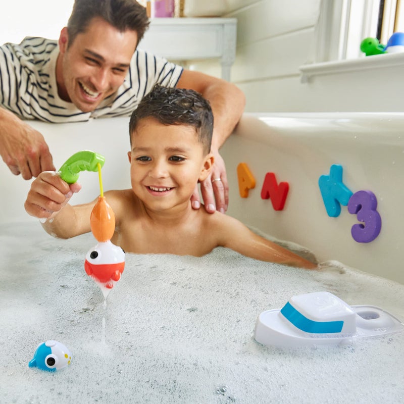 MunchkinÂ® Deep Sea Fishin'â„¢ Toddler Bath Toy and Game with Magnetic Fish, Boat, and Rod - Image 3