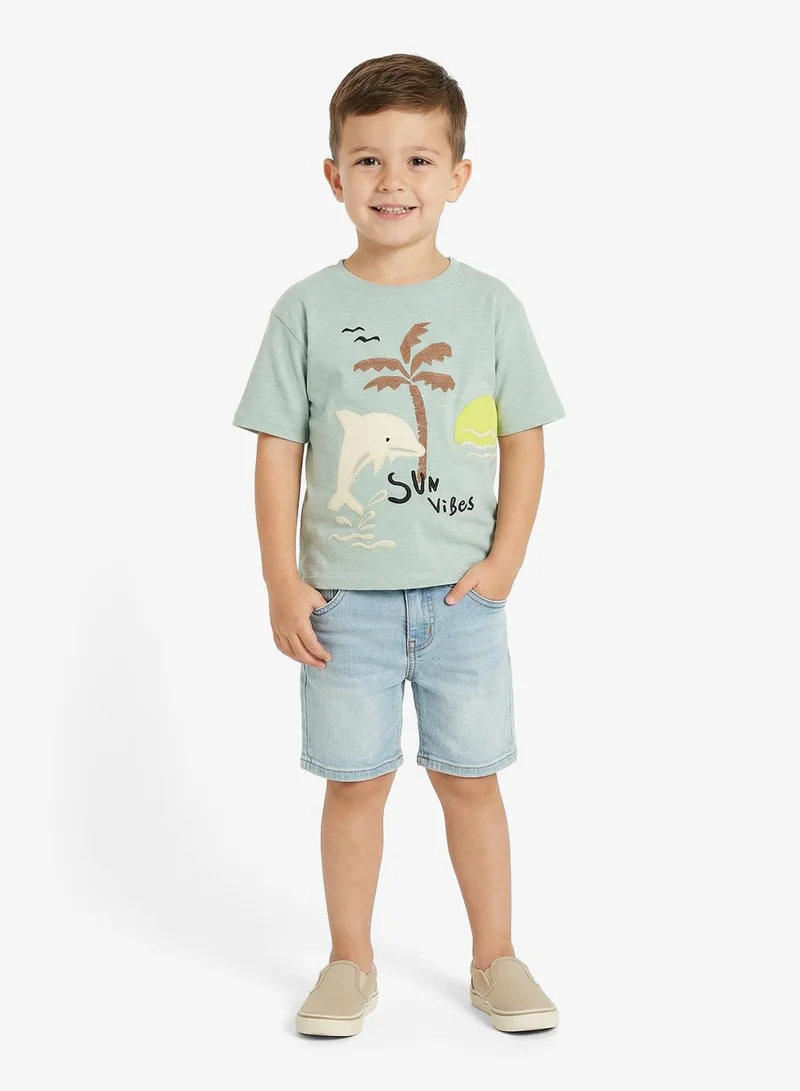 Ripples Boys Drop Shoulder T-Shirts