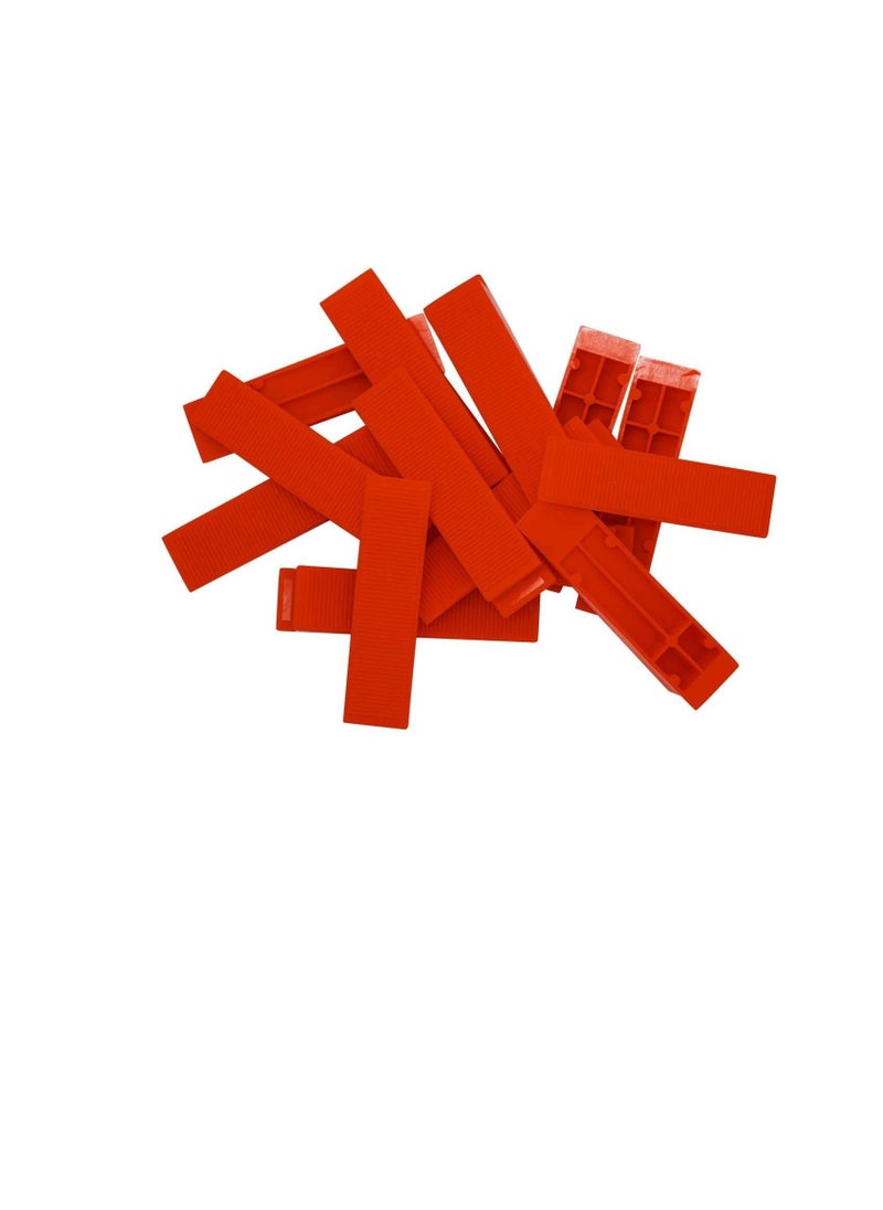 Beorol Beorol Tile Leveling System Tiles Leveler Spacers - Lippage free tile and stone installation for PRO and DIY - Reusable Wedges 100 pcs Packets (Wedges)  - Image 2