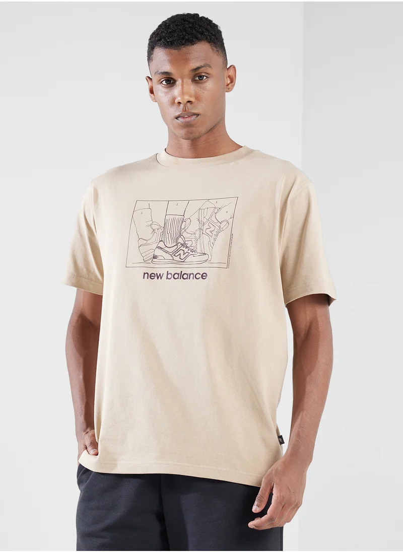 نيو بالانس Athletics Relaxed Science T-Shirt