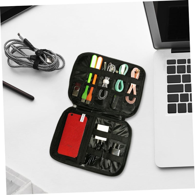 Multipurpose Electronic Accessories Bag High Elastic Durable Cable Organizer Pouch - Image 3