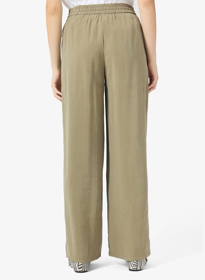 ONLY Onlibiza Life Wide Pull-Up Pants - Image 3