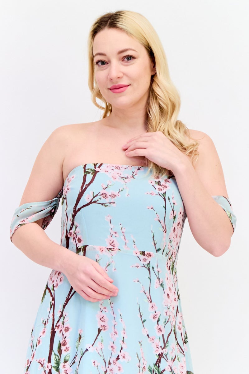 Archive Design Studio Women Floral Print Maxi Dress, Multicolor - Image 2
