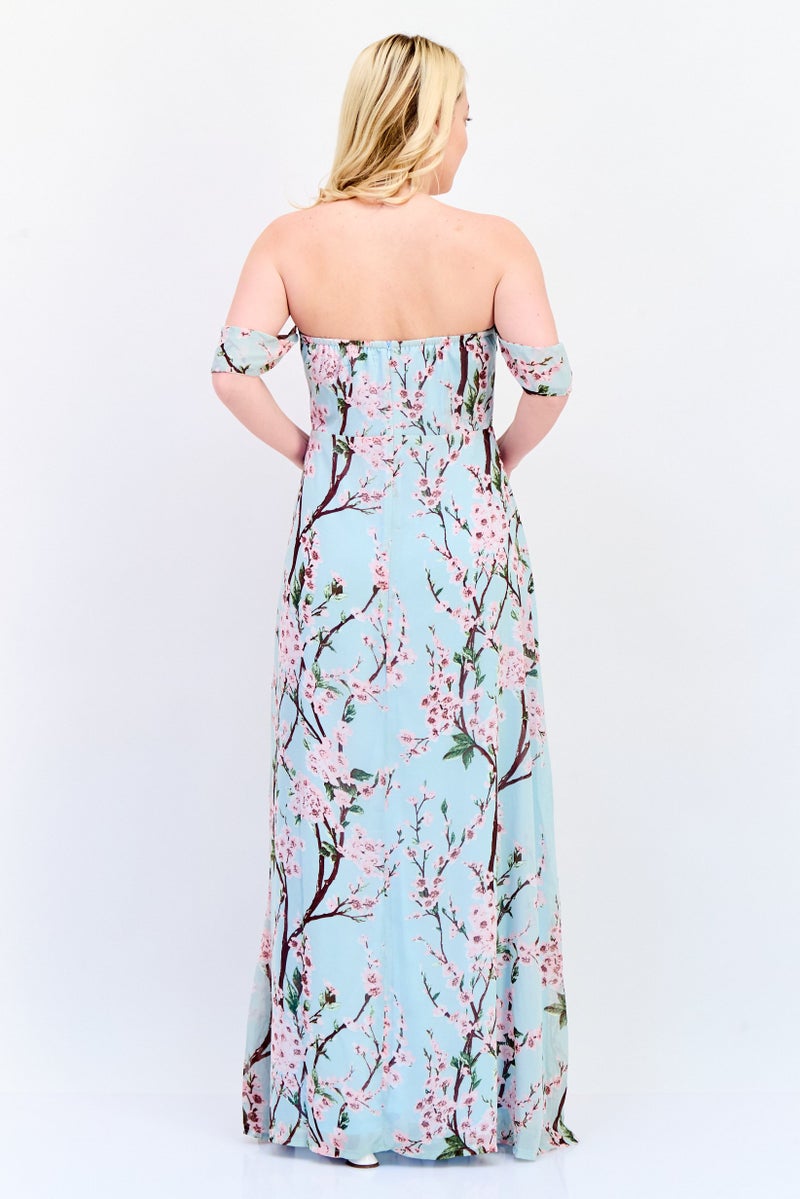 Archive Design Studio Women Floral Print Maxi Dress, Multicolor - Image 4