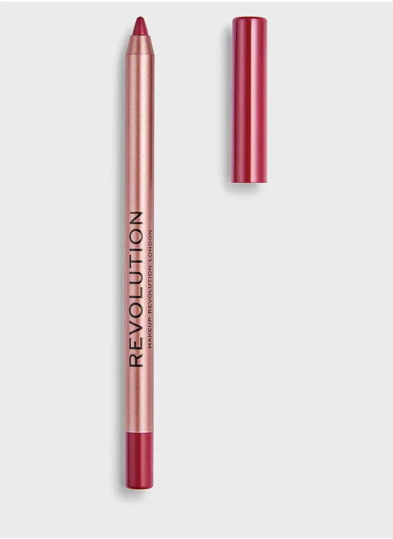 REVOLUTION Revolution Satin Kiss Lipliner Rose
