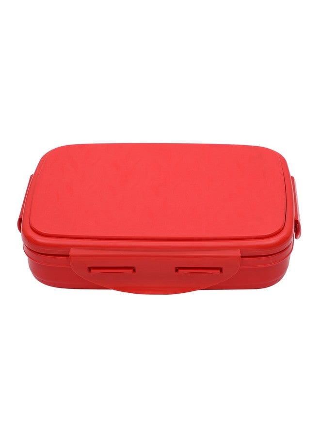 JAYPEE Inner Stainless Steel Insulated Lunch Box Wavesteel Sr. Red, 500 ml, Airtight Lunch Box for School Kids |Spillproof with Silicon Seal | Food Grade | BPA Free - Image 1