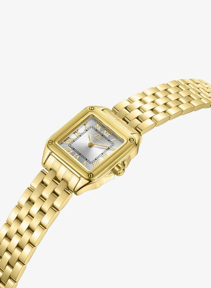 بوليس Rila Silver Dial Stainless Steel Bracelet Analog Watch for Women, 27.8mm
